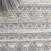 Safavieh Martha Stewart Lucia Shag Ivory Grey / Dark Area Rug Detail