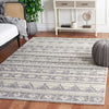 Safavieh Martha Stewart Lucia Shag Ivory Grey / Dark Area Rug Room Scene Feature