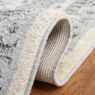 Safavieh Martha Stewart Lucia Shag Grey / Ivory Area Rug Detail
