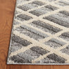 Safavieh Martha Stewart Lucia Shag Ivory Grey / Dark Area Rug Detail
