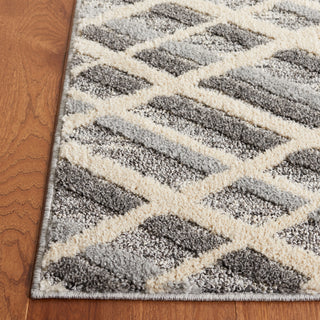 Safavieh Martha Stewart Lucia Shag Ivory Grey / Dark Area Rug Detail
