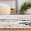 Safavieh Martha Stewart Lucia Shag Ivory Grey / Dark Area Rug Detail