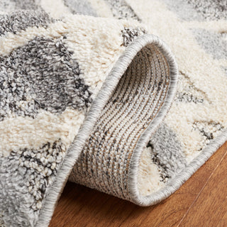 Safavieh Martha Stewart Lucia Shag Ivory Grey / Dark Area Rug Detail