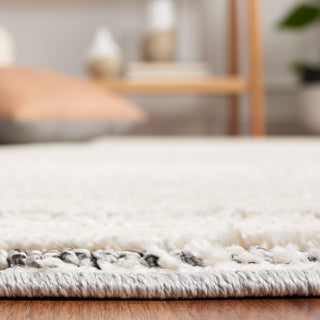 Safavieh Martha Stewart Lucia Shag Ivory / Dark Grey Area Rug Detail