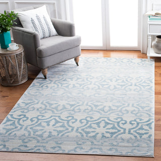 Safavieh Martha Stewart Isabella Turquoise / Ivory Area Rug Room Scene Feature