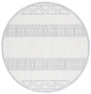 Safavieh Martha Stewart Serenity Ivory / Grey Area Rug Round