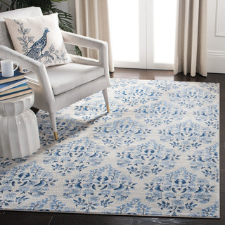 Safavieh Martha Stewart MSR2856 Cream / Blue Area Rug Room Scene Feature