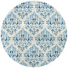 Safavieh Martha Stewart MSR2856 Cream / Blue Area Rug Round