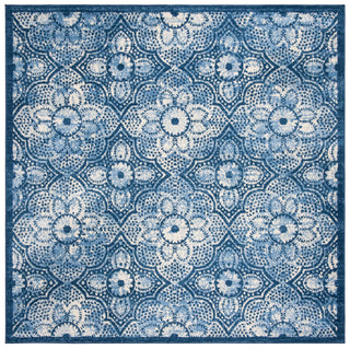 Safavieh Martha Stewart MSR2862 Navy / Creme Area Rug Square