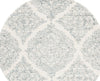 Safavieh Martha Stewart 300 MSR3376M Ivory / Blue Area Rug Round