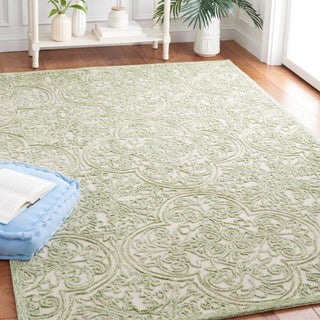 Safavieh Martha Stewart MSR3511Y Ivory / Green Area Rug Room Scene