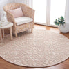Safavieh Martha Stewart MSR3513 Ivory / Pink Area Rug Room Scene Feature