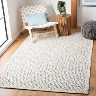 Safavieh Martha Stewart MSR3524A Ivory / Blue Area Rug Room Scene Feature