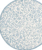 Safavieh Martha Stewart MSR3527L Ivory / Blue Area Rug Round