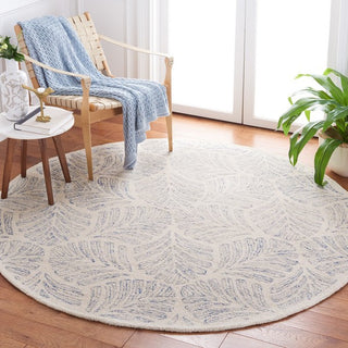 Safavieh Martha Stewart MSR3529 Ivory / Blue Area Rug Room Scene Feature