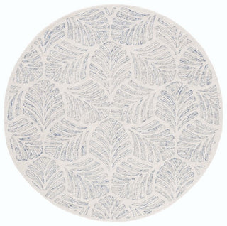 Safavieh Martha Stewart MSR3529 Ivory / Blue Area Rug Round