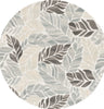 Safavieh Martha Stewart 300 MSR3530F Ivory / Grey Area Rug Round