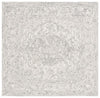 Safavieh Martha Stewart MSR3532 Ivory / Charcoal Area Rug Square
