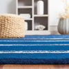 Safavieh Martha Stewart MSR3617 Wrought Iron / Navy Area Rug Detail