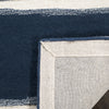 Safavieh Martha Stewart MSR3617 Wrought Iron / Navy Area Rug Backing