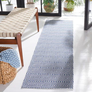 Safavieh Martha Stewart MSR401 Blue / Grey Area Rug Room Scene Feature