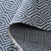 Safavieh Martha Stewart MSR401 Blue / Grey Area Rug Fold