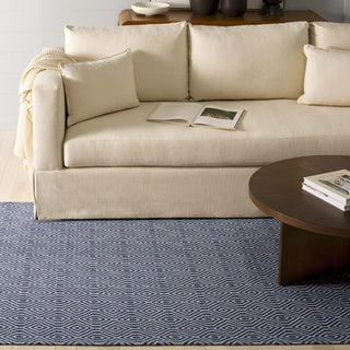 Safavieh Martha Stewart MSR401 Blue / Grey Area Rug Room Scene Feature
