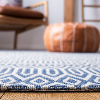 Safavieh Martha Stewart MSR405 Blue / Grey Area Rug Detail