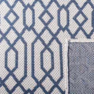 Safavieh Martha Stewart MSR421 Blue / Grey Area Rug Backing