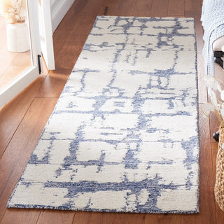 Safavieh Martha Stewart MSR4533 Blue / Ivory Area Rug Room Scene Feature
