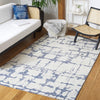 Safavieh Martha Stewart MSR4533 Blue / Ivory Area Rug 