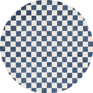 Safavieh Martha Stewart MSR4760M Blue / Ivory Area Rug Round