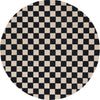 Safavieh Martha Stewart MSR4760Z Black / Beige Area Rug Round