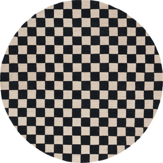 Safavieh Martha Stewart MSR4760Z Black / Beige Area Rug Round