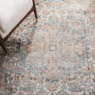 Safavieh Martha Stewart MSR813 Grey / Blue Area Rug Detail