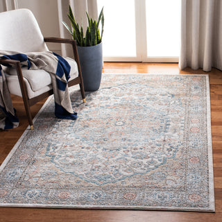 Safavieh Martha Stewart MSR813 Grey / Blue Area Rug Room Scene Feature