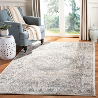 Safavieh Martha Stewart MSR867 Ivory / Grey Area Rug Room Scene Feature