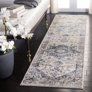 Safavieh Martha Stewart MSR868 Ivory / Blue Area Rug Room Scene Feature