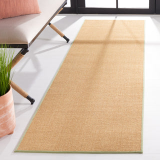 Safavieh Martha Stewart MSR9501 Natural / Green Area Rug Room Scene Feature