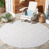 Safavieh Martha Stewart Indoor/Outdoor Ivory / Grey Machine Washable Area Rug Room Scene Feature