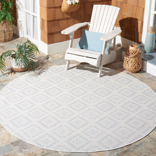 Safavieh Martha Stewart Indoor/Outdoor Ivory / Grey Machine Washable Area Rug Room Scene Feature