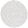 Safavieh Martha Stewart Indoor/Outdoor Ivory / Grey Machine Washable Area Rug Round