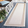 Safavieh Martha Stewart Indoor/Outdoor Ivory / Beige Machine Washable Area Rug Room Scene Feature