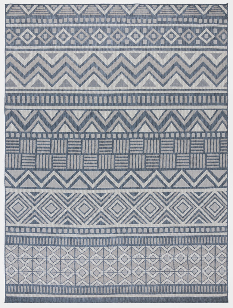 Safavieh Martha Stewart Indoor/Outdoor Navy / Creme Machine Washable Area Rug main image