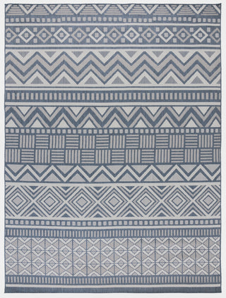 Safavieh Martha Stewart Indoor/Outdoor Navy / Creme Machine Washable Area Rug main image