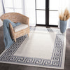 Safavieh Martha Stewart Indoor/Outdoor Silver / Grey Machine Washable Area Rug Room Scene Feature