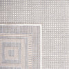 Safavieh Martha Stewart Indoor/Outdoor Silver / Grey Machine Washable Area Rug Backing