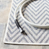 Safavieh Martha Stewart Indoor/Outdoor Blue / Creme Machine Washable Area Rug Detail