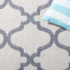 Safavieh Martha Stewart Indoor/Outdoor Silver / Grey Machine Washable Area Rug Detail