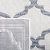 Safavieh Martha Stewart Indoor/Outdoor Silver / Grey Machine Washable Area Rug Backing